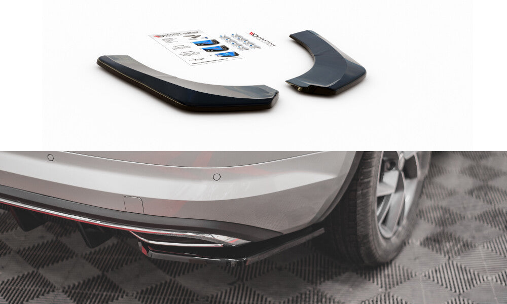 Diffusor Flaps passend für Skoda Kodiaq Sportline Mk1 / Mk1 FL schwarz Hochglanz