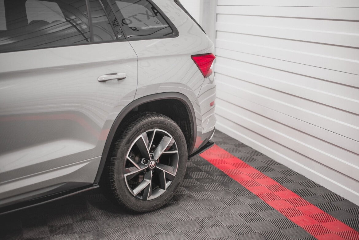 Diffusor Flaps passend für Skoda Kodiaq Sportline Mk1 / Mk1 FL schwarz Hochglanz