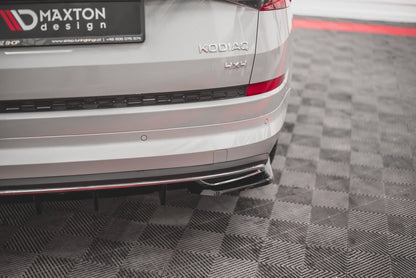 Diffusor Flaps passend für Skoda Kodiaq Sportline Mk1 / Mk1 FL schwarz Hochglanz