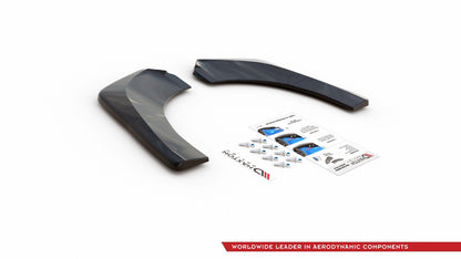 Diffusor Flaps passend für Skoda Kodiaq Sportline Mk1 / Mk1 FL schwarz Hochglanz