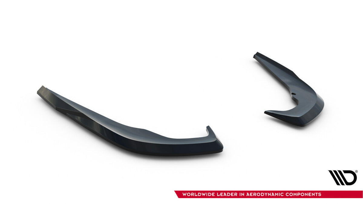 Diffusor Flaps passend für Skoda Octavia Liftback / Combi Mk4 FL schwarz Hochglanz