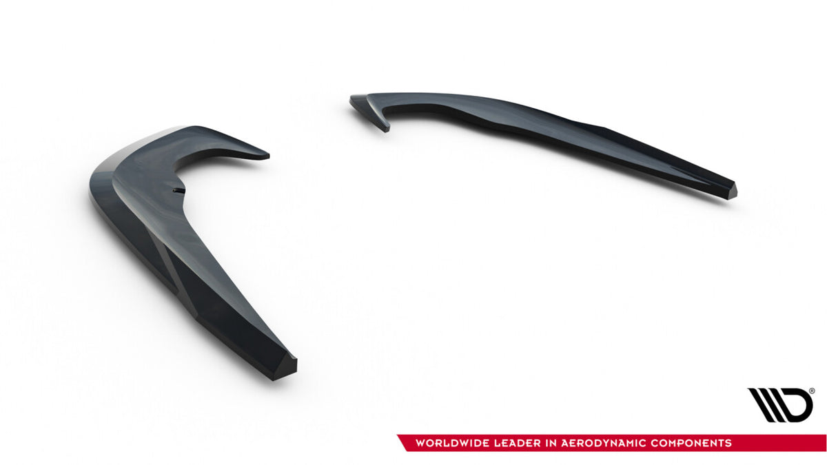 Diffusor Flaps passend für Skoda Octavia Liftback / Combi Mk4 FL schwarz Hochglanz