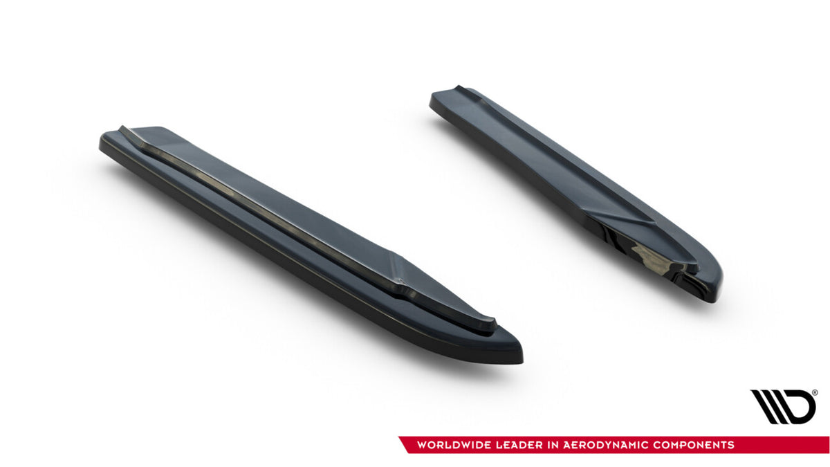 Diffusor Flaps passend für Skoda Octavia RS Mk3 / Mk3 FL Hatchback / Kombi schwarz Hochglanz
