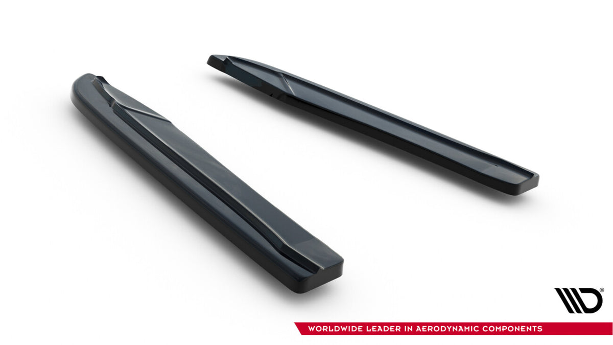 Diffusor Flaps passend für Skoda Octavia RS Mk3 / Mk3 FL Hatchback / Kombi schwarz Hochglanz