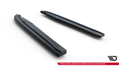 Diffusor Flaps passend für Skoda Octavia RS Mk3 / Mk3 FL Hatchback / Kombi schwarz Hochglanz
