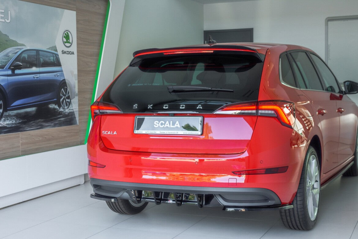 Diffusor Flaps passend für Skoda Scala schwarz Hochglanz