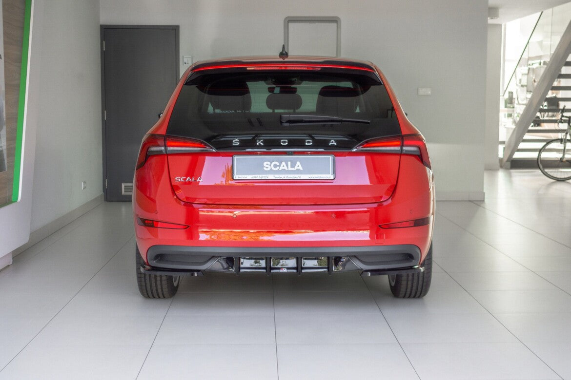 Diffusor Flaps passend für Skoda Scala schwarz Hochglanz