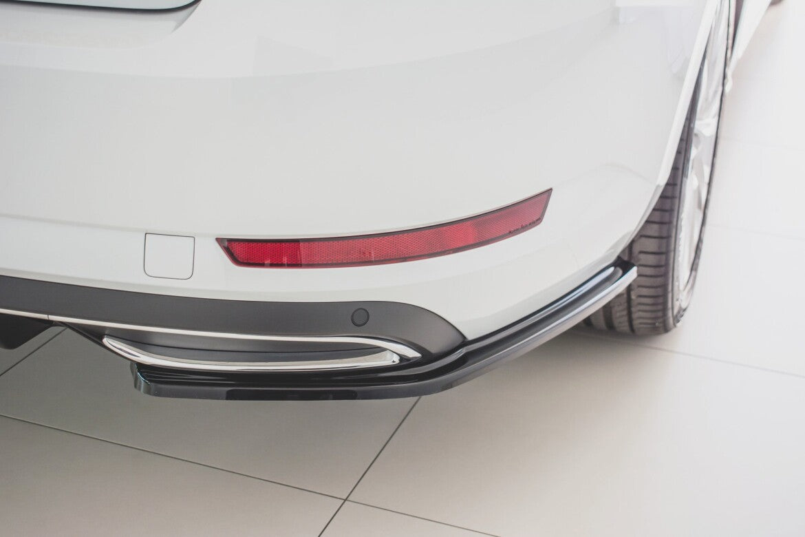 Diffusor Flaps passend für Skoda Superb Liftback / Combi Mk3 FL schwarz Hochglanz