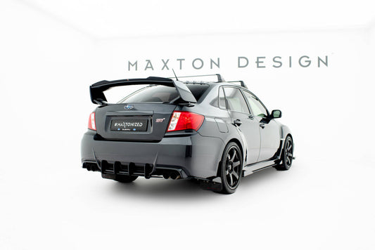 Diffusor Flaps passend für Subaru Impreza WRX STI Mk3 FL schwarz Hochglanz