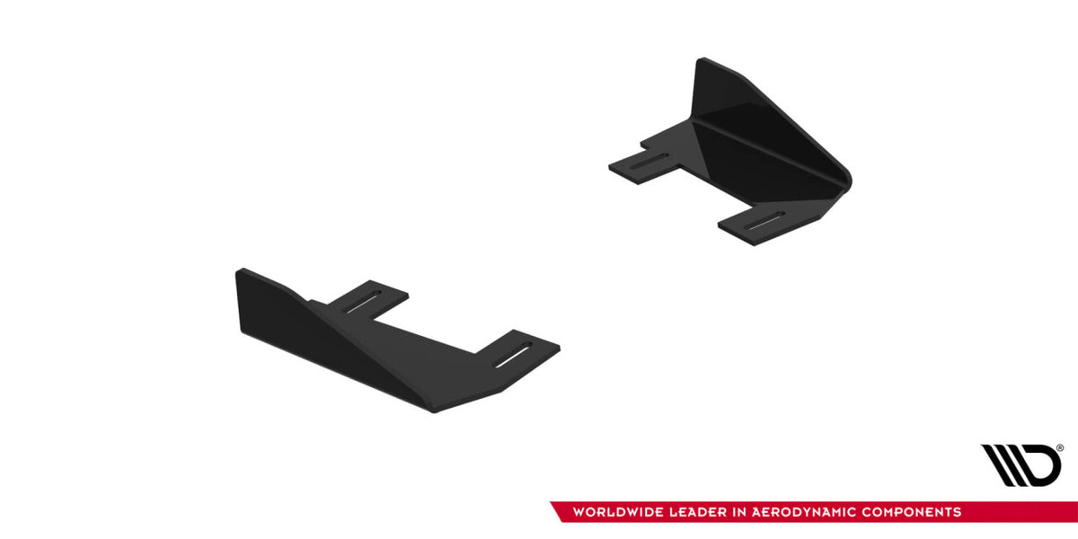 Diffusor Flaps passend für Subaru Impreza WRX STI Mk3 FL schwarz Hochglanz