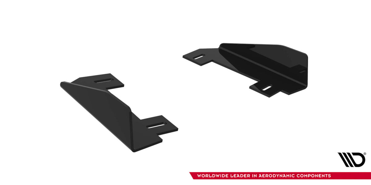 Diffusor Flaps passend für Subaru Impreza WRX STI Mk3 FL schwarz Hochglanz