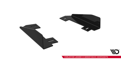 Diffusor Flaps passend für Subaru Impreza WRX STI Mk3 FL schwarz Hochglanz