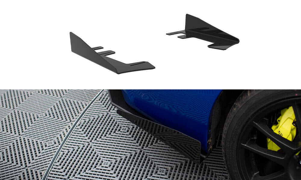 Diffusor Flaps passend für Subaru WRX STI Mk1 schwarz Hochglanz