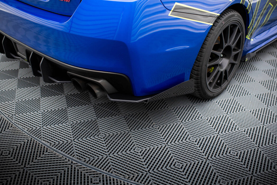 Diffusor Flaps passend für Subaru WRX STI Mk1 schwarz Hochglanz