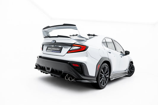 Diffusor Flaps passend für Subaru WRX STI Mk2 schwarz Hochglanz
