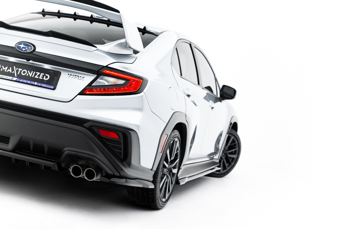Diffusor Flaps passend für Subaru WRX STI Mk2 schwarz Hochglanz