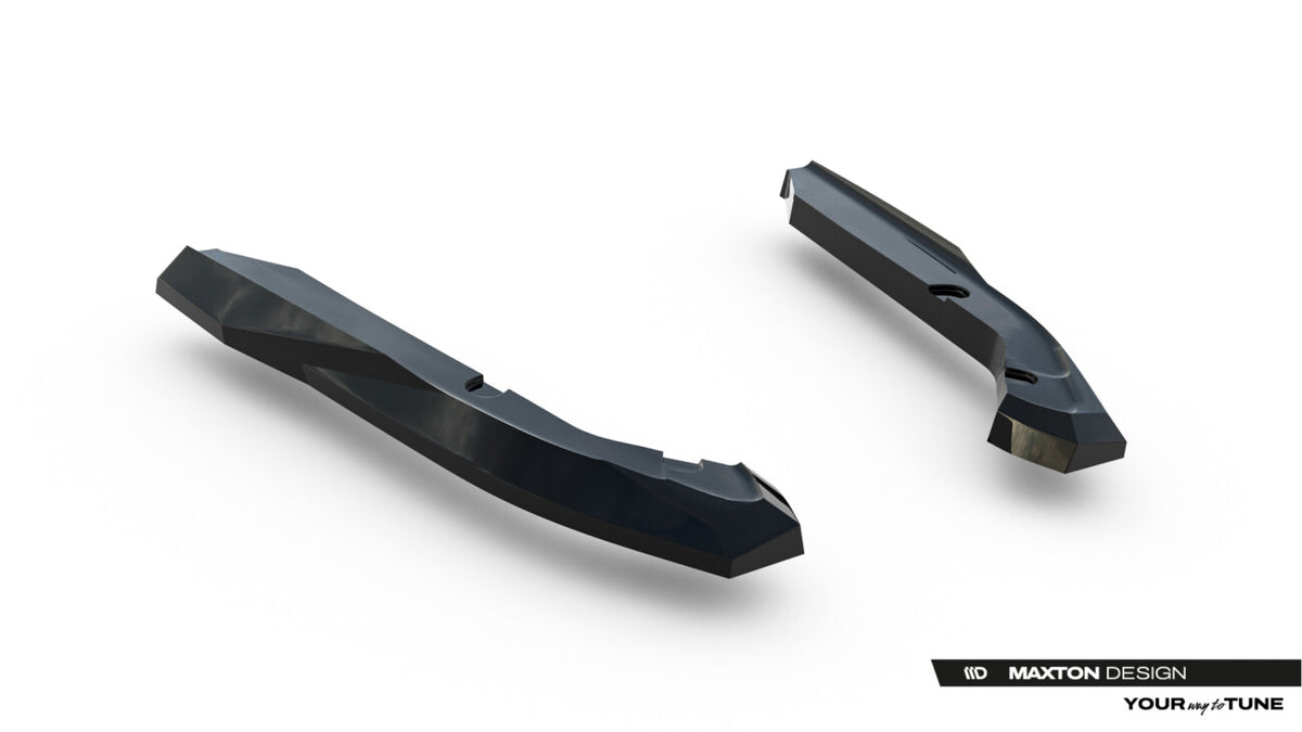Diffusor Flaps passend für Subaru WRX STI Mk2 schwarz Hochglanz