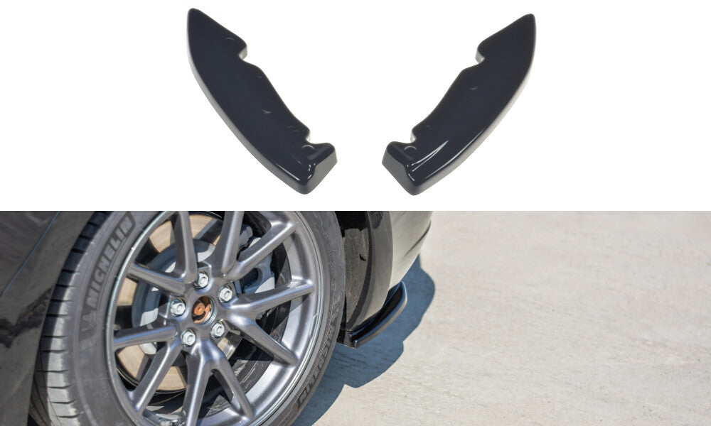 Diffusor Flaps passend für Tesla Model 3 schwarz matt