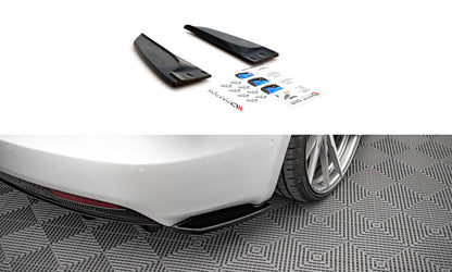 Diffusor Flaps passend für Tesla Model S FL schwarz Hochglanz