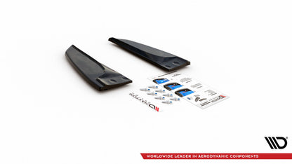 Diffusor Flaps passend für Tesla Model S FL schwarz Hochglanz