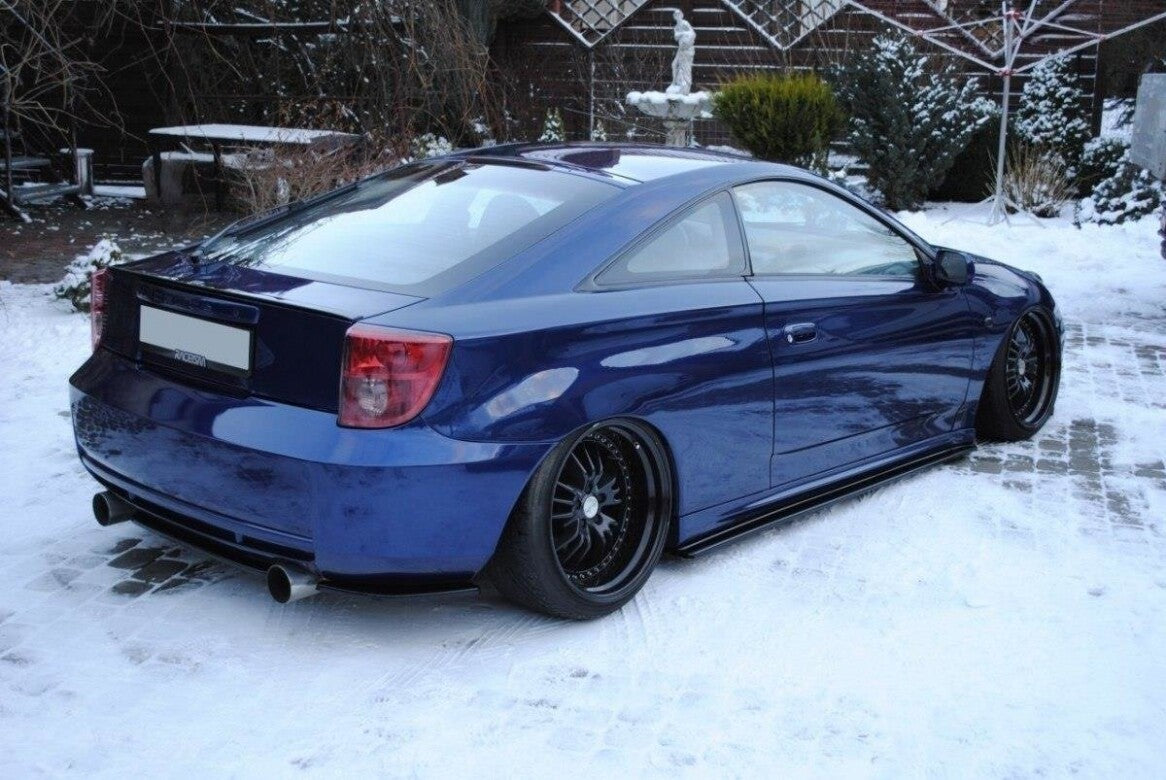 Diffusor Flaps passend für Toyota CELICA T23 vor FL schwarz matt