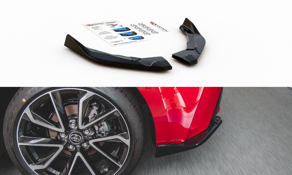 Diffusor Flaps passend für Toyota Corolla XII Hatchback schwarz Hochglanz
