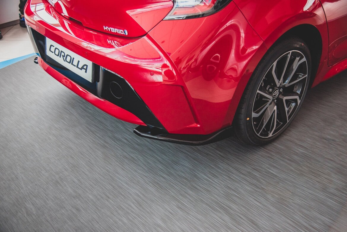 Diffusor Flaps passend für Toyota Corolla XII Hatchback schwarz Hochglanz