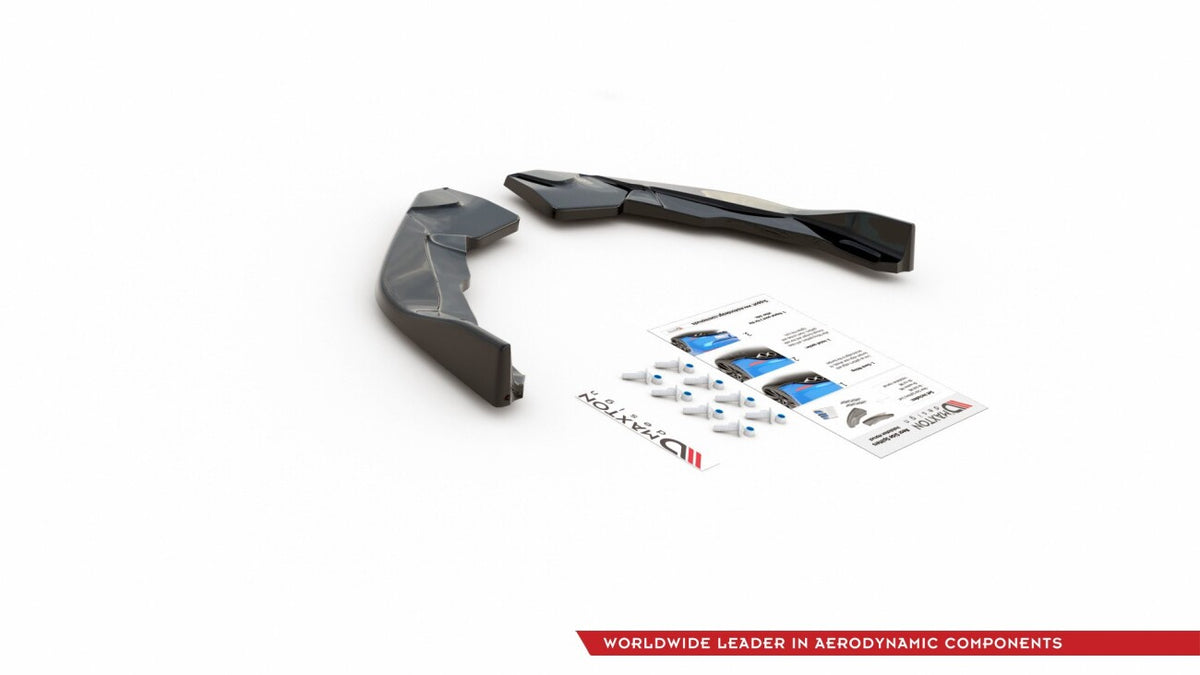 Diffusor Flaps passend für Toyota Corolla XII Hatchback schwarz Hochglanz