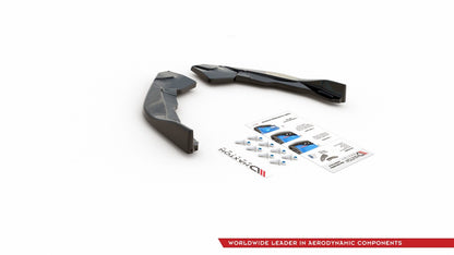 Diffusor Flaps passend für Toyota Corolla XII Hatchback schwarz Hochglanz