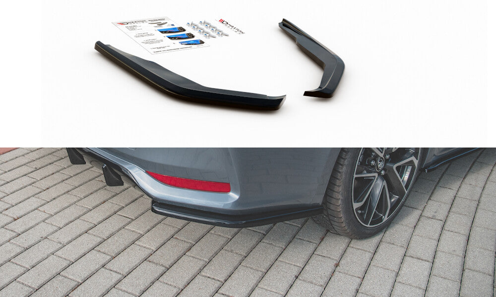 Diffusor Flaps passend für Toyota Corolla XII Limousine schwarz Hochglanz