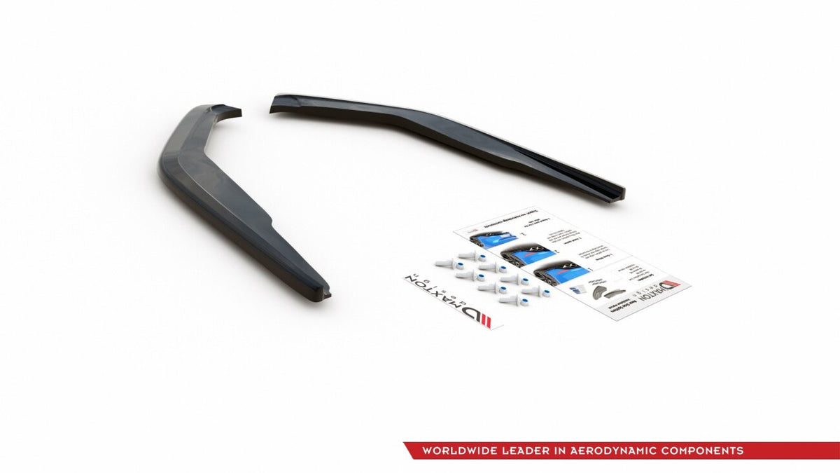 Diffusor Flaps passend für Toyota Corolla XII Limousine schwarz Hochglanz