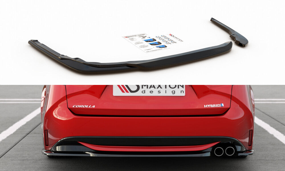 Diffusor Flaps passend für Toyota Corolla XII Touring Sports schwarz Hochglanz