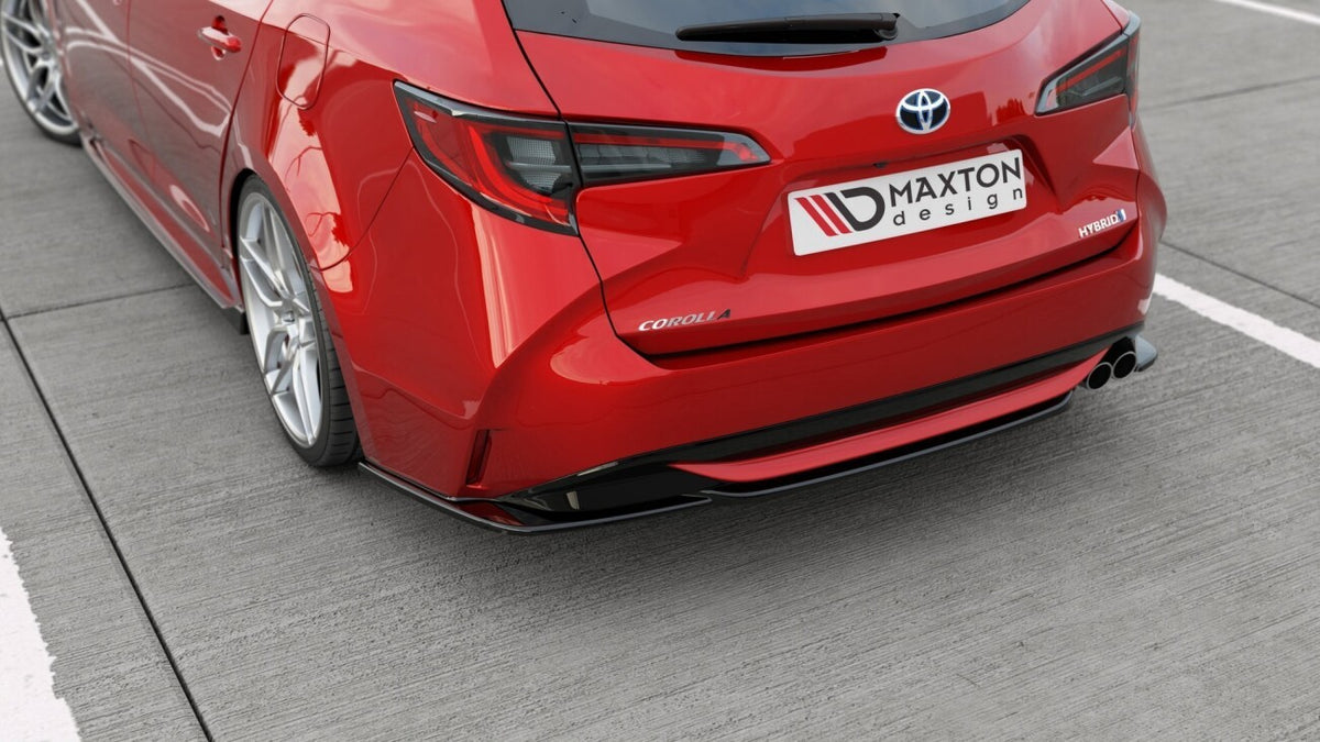 Diffusor Flaps passend für Toyota Corolla XII Touring Sports schwarz Hochglanz