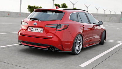 Diffusor Flaps passend für Toyota Corolla XII Touring Sports schwarz Hochglanz