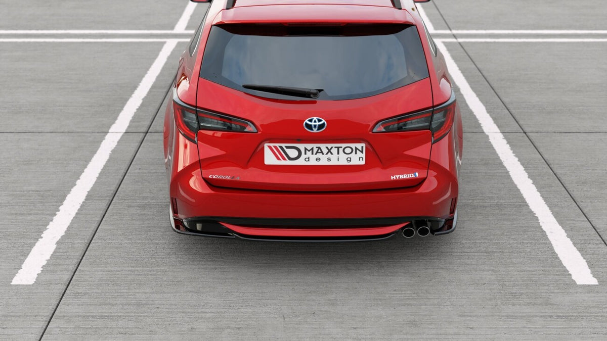 Diffusor Flaps passend für Toyota Corolla XII Touring Sports schwarz Hochglanz