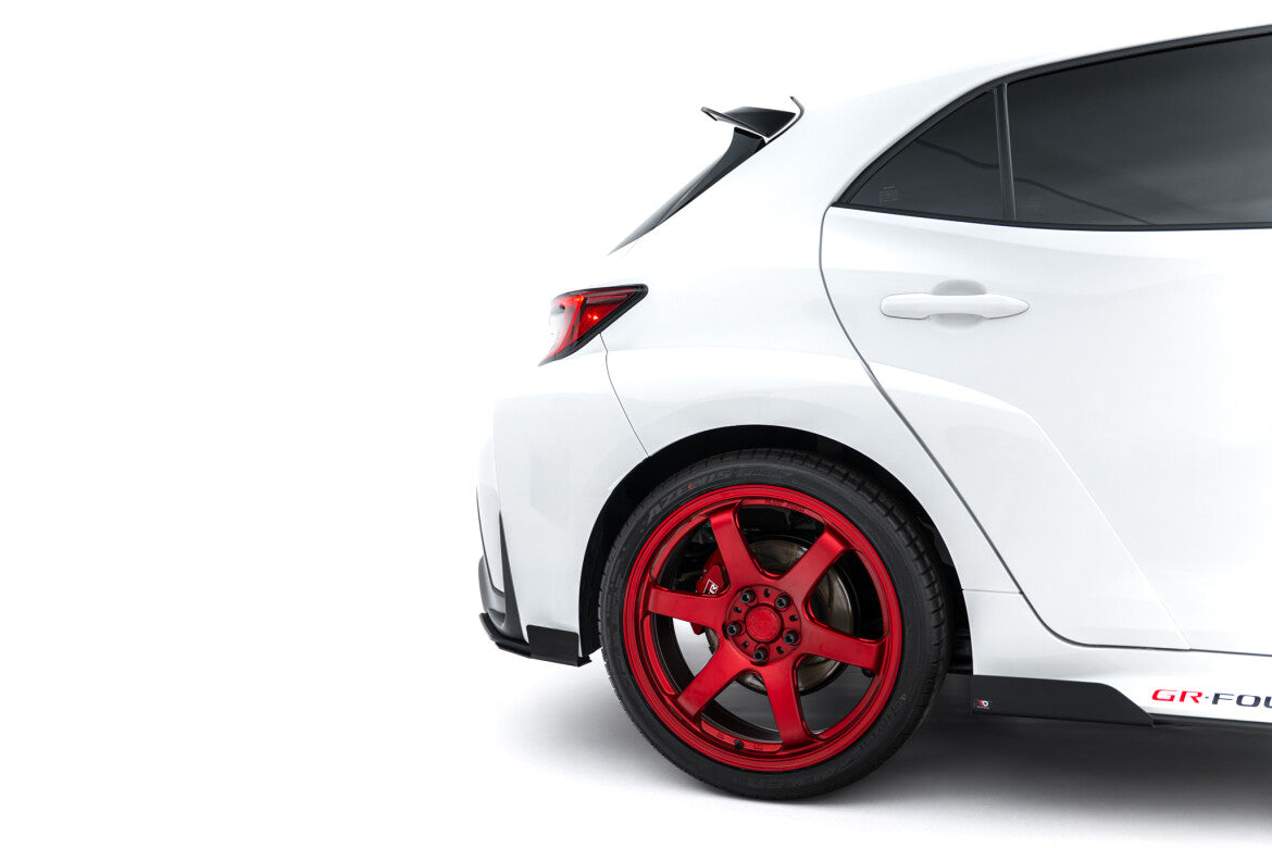 Diffusor Flaps passend für Toyota GR Corolla Mk12 schwarz Hochglanz