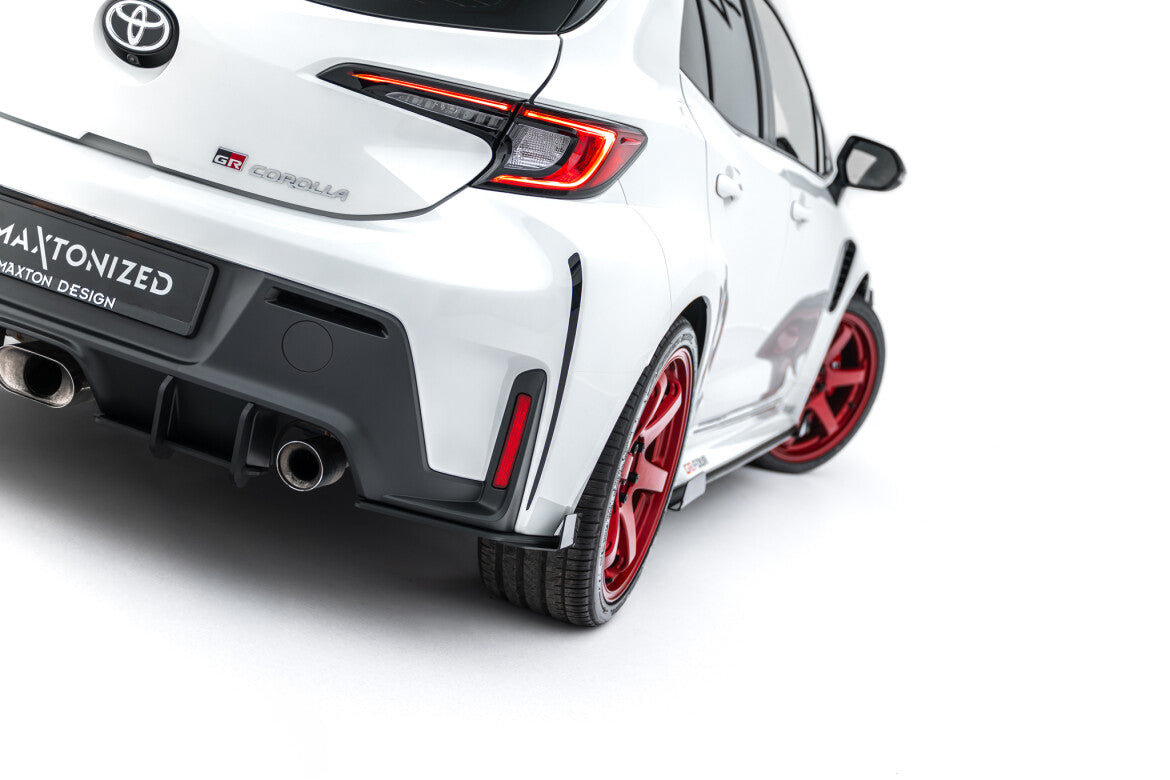Diffusor Flaps passend für Toyota GR Corolla Mk12 schwarz Hochglanz