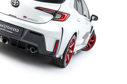 Diffusor Flaps passend für Toyota GR Corolla Mk12 schwarz Hochglanz