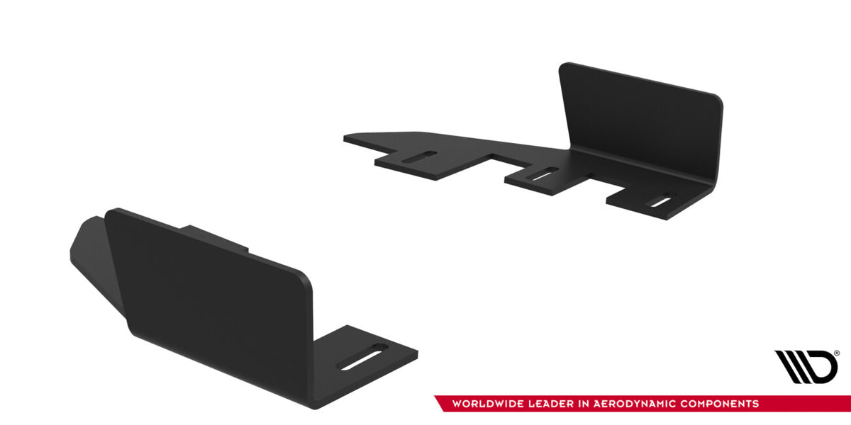 Diffusor Flaps passend für Toyota GR Corolla Mk12 schwarz Hochglanz