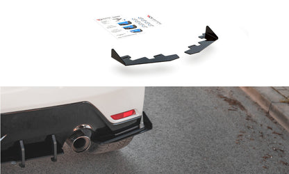 Diffusor Flaps passend für Toyota GR Yaris Mk4 schwarz Hochglanz