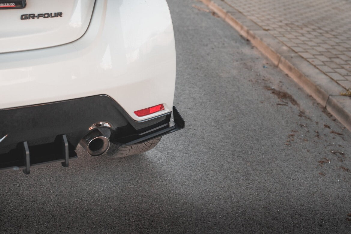 Diffusor Flaps passend für Toyota GR Yaris Mk4 schwarz Hochglanz