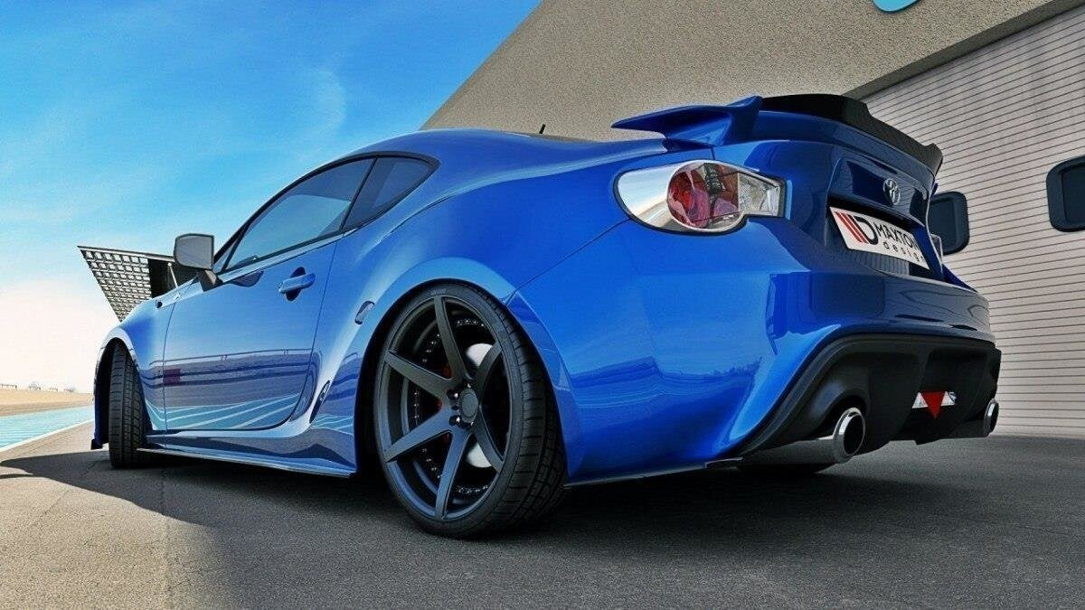 Diffusor Flaps passend für Toyota GT86 schwarz Hochglanz