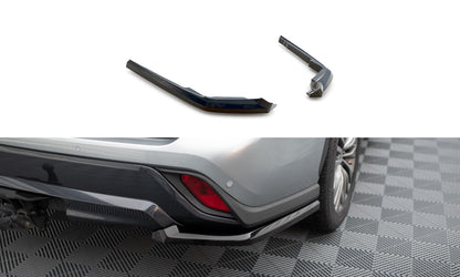 Diffusor Flaps passend für Toyota Highlander Mk4 schwarz Hochglanz