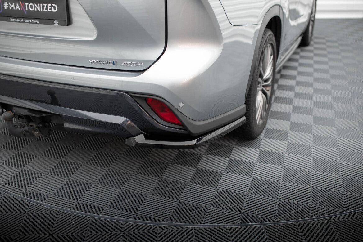 Diffusor Flaps passend für Toyota Highlander Mk4 schwarz Hochglanz