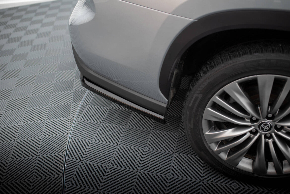 Diffusor Flaps passend für Toyota Highlander Mk4 schwarz Hochglanz