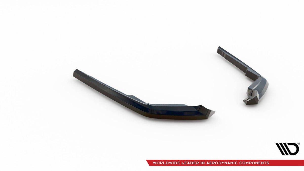 Diffusor Flaps passend für Toyota Highlander Mk4 schwarz Hochglanz