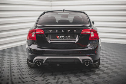 Diffusor Flaps passend für Volvo S60 R-Design Mk2 FL schwarz Hochglanz