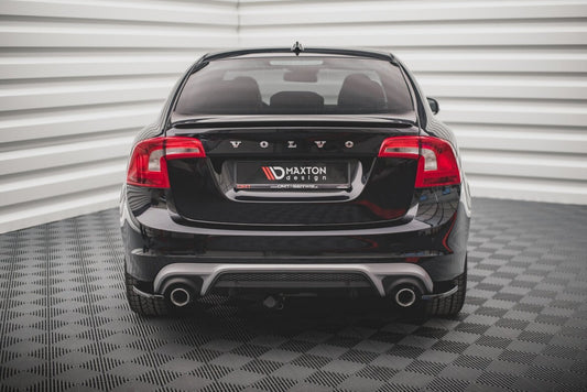 Diffusor Flaps passend für Volvo S60 R-Design Mk2 FL schwarz Hochglanz