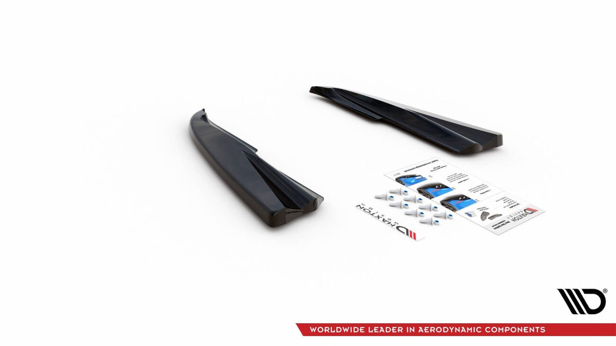 Diffusor Flaps passend für Volvo S60 R-Design Mk2 FL schwarz Hochglanz