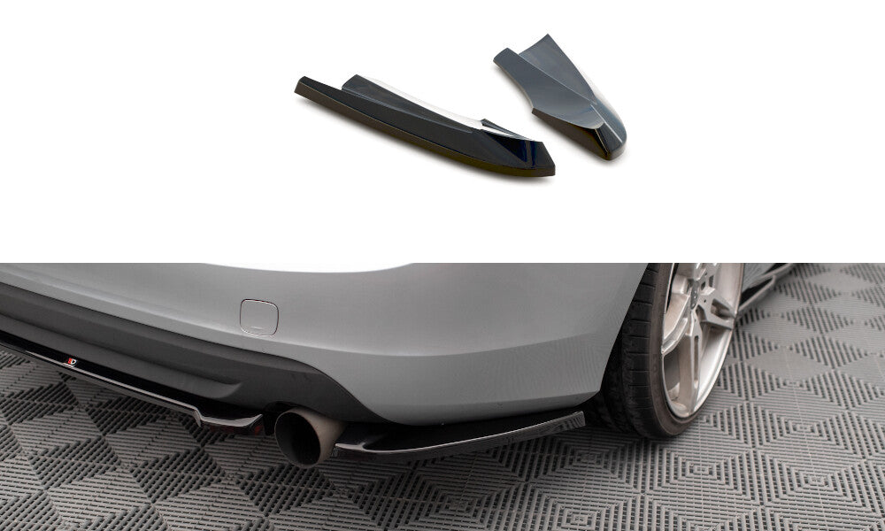 Diffusor Flaps passend für Volvo S60 R-Design Mk2 schwarz Hochglanz